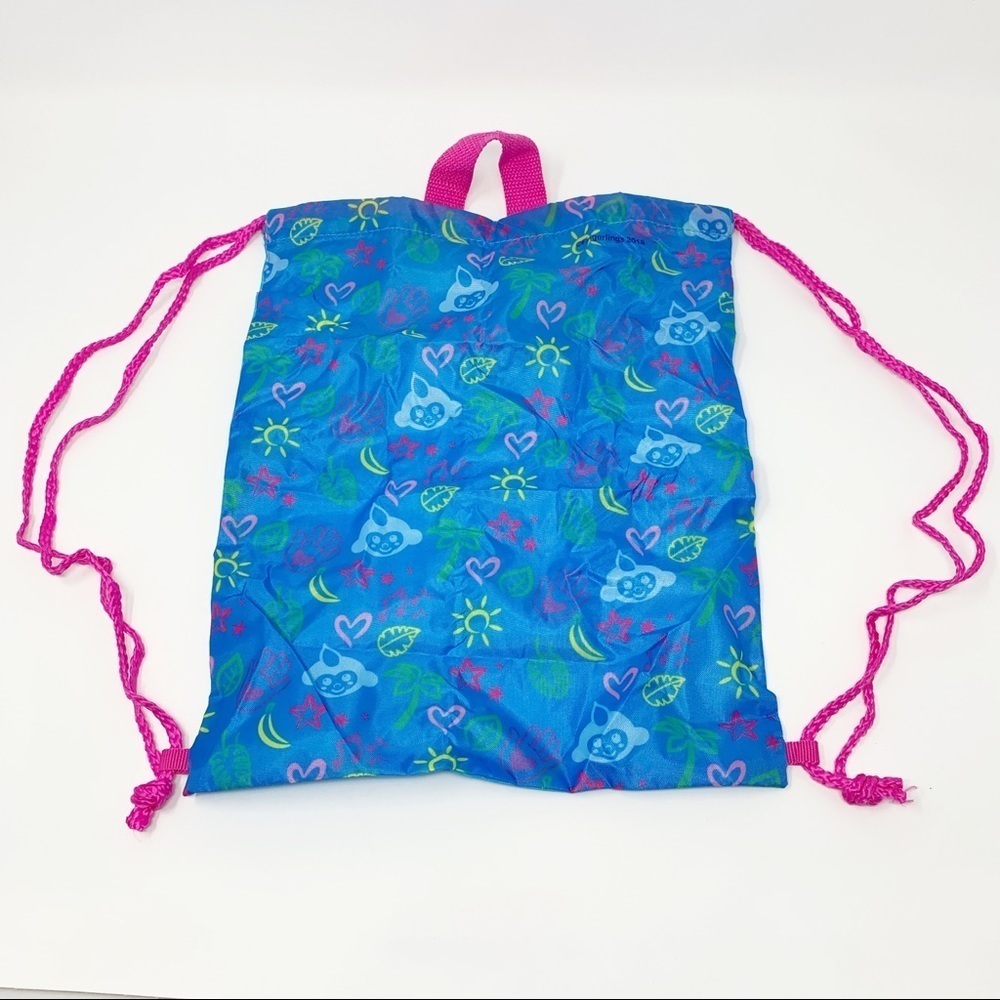 Girls Blue Fingerlings Kohl’s Drawstring Backpack